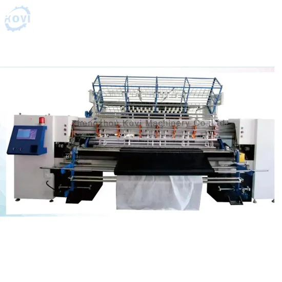 Máquina de quilting multiagulhas computadorizada Máquina de quilting de colchão