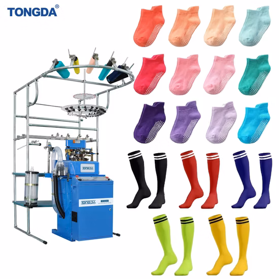 Máquina de tricô automática de alta velocidade para meias Tongda Direct Factory