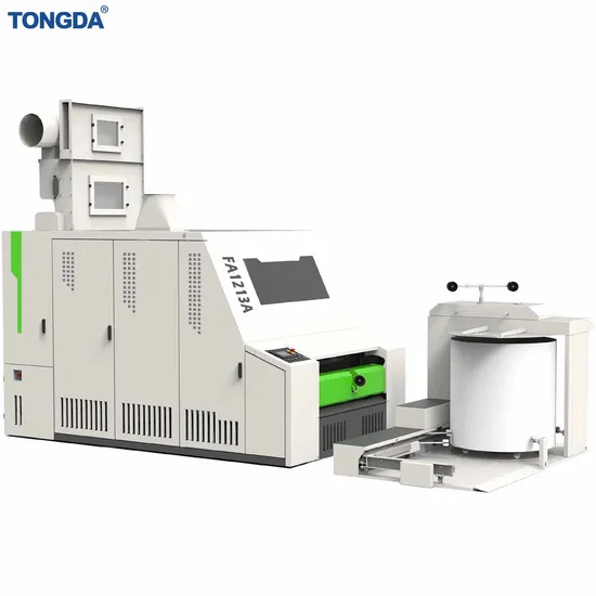 Tongda Fa206b Máquina de cardagem e fiação têxtil de fios de algodão da China