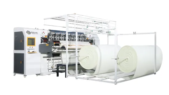 Colcha espessada computadorizada ponto corrente multi