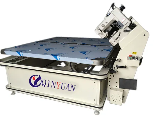 Máquina de costura automática de fita de ponto corrente para costura de colchões de molas