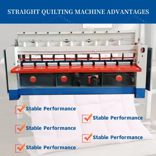 Máquina automática de acolchoamento de colchão com múltiplas agulhas, máquina de costura em linha reta para acolchoamento