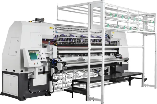 Máquina de quilting multiagulhas computadorizada de ponto corrente Tongda Textile
